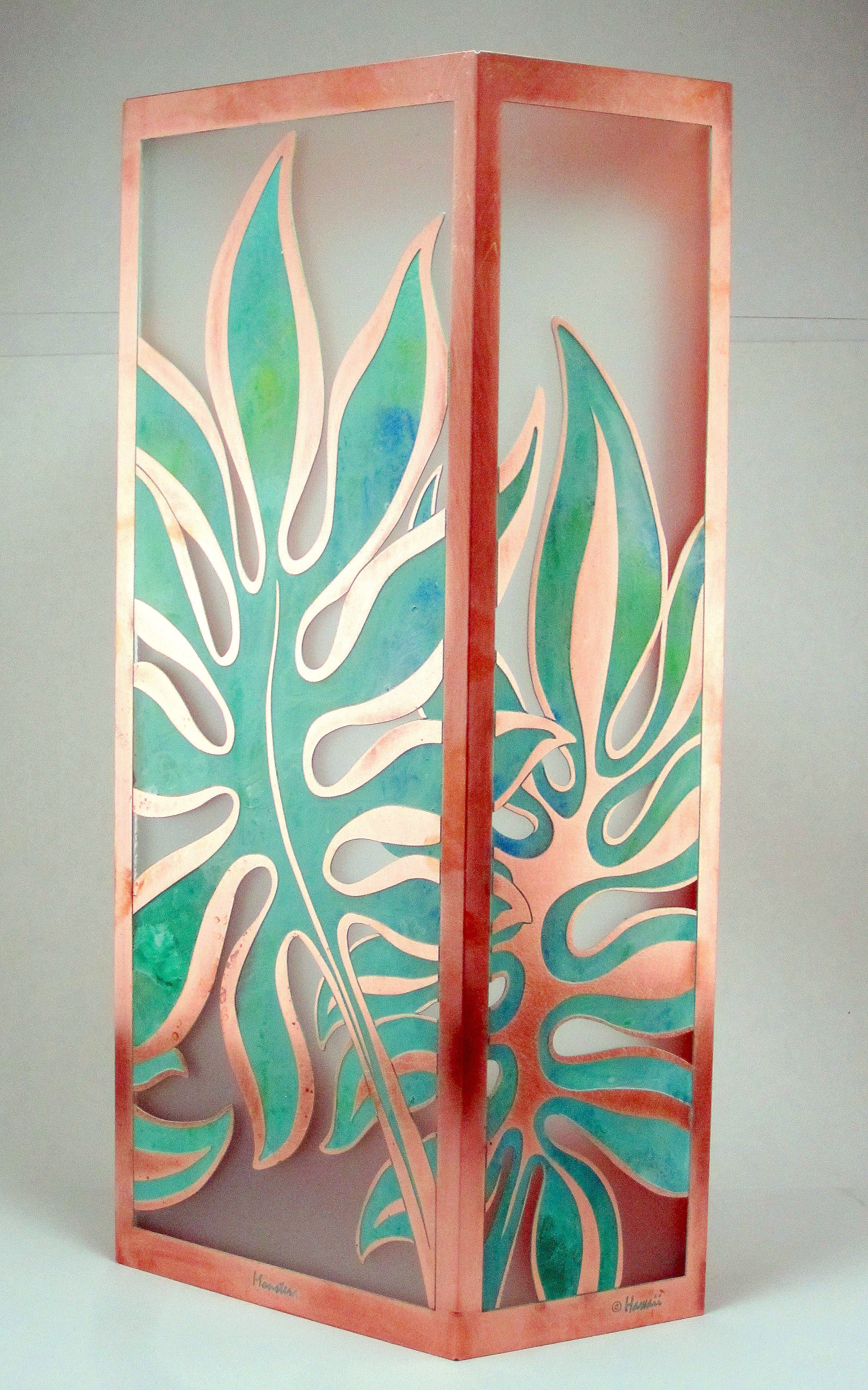 monstera lamp Monstera Copper Sconce – Paradise Lights